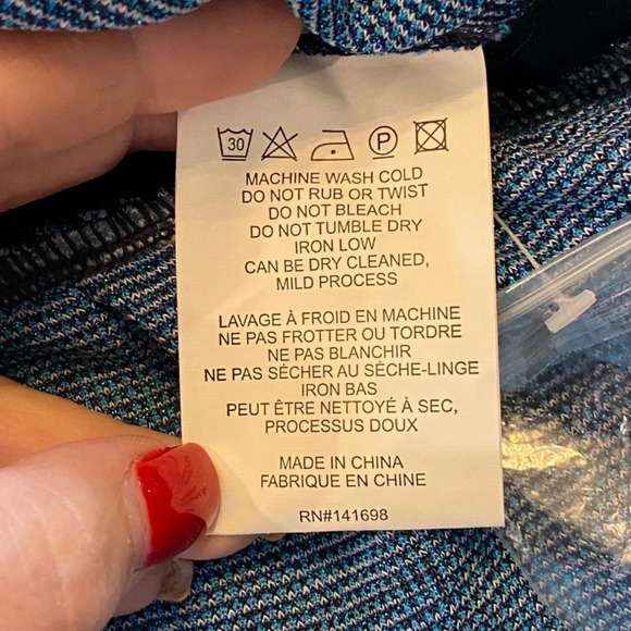 New! Ramy Brook Kathleen blue button front Dress nwot 33745 - Picture 7 of 9